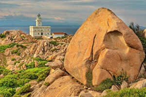 Images Dated 16th August 2023: Lighthouse at Capo Testa, Santa Teresa di Gallura, Sardinia, Italy