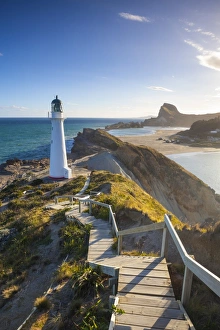 Lighthouse at Castlepoint, Wairarapa, North Island, New Zealand