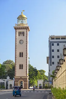 Images Dated 10th June 2019: Lighthouse Clock Tower, Fort, Colombo, Sri Lanka