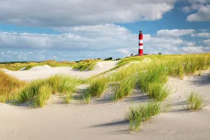 Amrum Prints: Lighthouse in the dunes, Amrum island