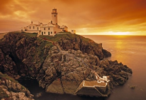 Sea Scape Prints: Lighthouse, Fanad Head, Donegal Peninsula, Co