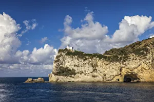 Faro Prints: Lighthouse Faro Capo di Miseno, Gulf of Naples, Campania, Italy
