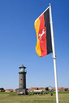 East Friesland Prints: Lighthouse, Juist, the East Frisians, Germany