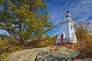 Lighthouse on Lake of the Woods Morson, Ontario, Canada