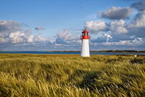 Schleswig Holstein Prints: Lighthouse List west, Ellenbogen, Sylt Island, North Frisian Islands, Schleswig Holstein
