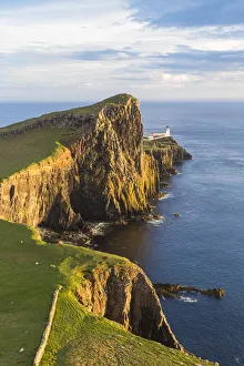 Images Dated 23rd January 2015: Lighthouse, Neist Point, Isle of Skye, Highland Region, Scotland