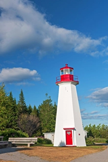 Lawrence Prints: Lighthouse on the north shore of the Gulf of St