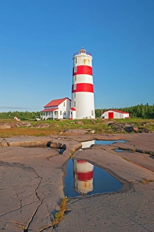 Lawrence Prints: Lighthouse on the North Shore of the Gulf of St