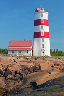 Lawrence Prints: Lighthouse on the North Shore of the Gulf of St