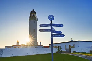 Technic Prints: Lighthouse - United Kingdom, Scotland, Dumfries and Galloway, Rhins of Galloway