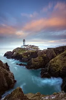 Irish Gallery: One of the lighthouses on the island, the Fanad Head, County Donegal, Ireland