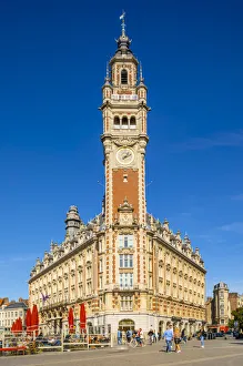 Lille Chamber of Commerce and Belfry, Lille, France