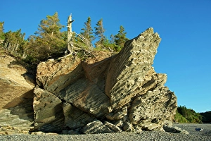 La Belle Province Prints: Limestone cliffs of Cap-Bon-Ami along the Gulf of St