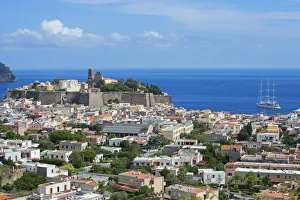 Aeolian Islands Gallery: Lipari Town, Lipari Island, Aeolian Islands, UNESCO World Heritage Site, Sicily, Italy
