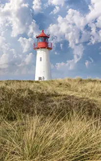 List West Prints: List-West lighthouse in the Ellenbogen Peninsula nature reserve, Sylt, Schleswig-Holstein