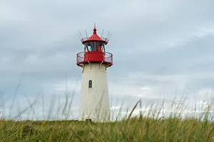 Alemboog Prints: List-West lighthouse against sky