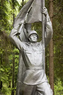Lithuania, Southern Lithuania, Grutas, Grutas Park, sculpture park of former Communist-era