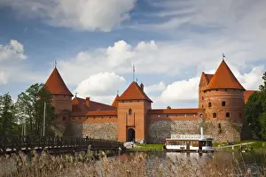 Lithuania, Trakai, Trakai Historical National Park, Island Castle on Lake Galve