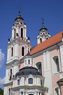 Vilnius Prints: Lithuania, Vilnius, St. Catherine Church