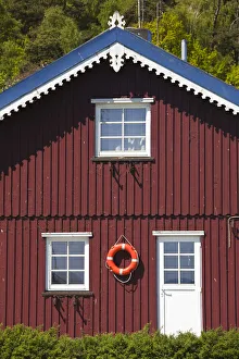 Lithuania, Western Lithuania, Curonian Spit, Juodkrante, village house detail Lithuania, Western Lithuania, Curonian Spit, Juodkrante, village house detail