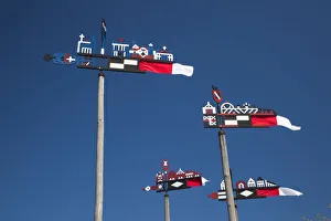 Lithuania, Western Lithuania, Curonian Spit, Nida, traditional Curonian weathervanes