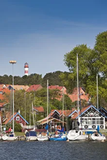 Lithuania, Western Lithuania, Curonian Spit, Nida, sailing harbor