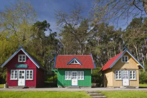 Images Dated 31st March 2011: Lithuania, Western Lithuania, Curonian Spit, Nida, village house detail
