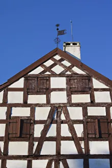 Lithuania, Western Lithuania, Klaipeda, Old Town, half-timbered house