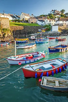 The little harbor at Coverack, Lizard Peninsula, Cornwall, England