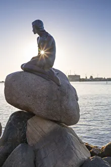 Mermaid Prints: The Little Mermaid, Copenhagen, Hovedstaden, Denmark, Northern Europe