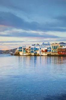 Little Venice, Chora (Mykonos Town), Mykonos, Cyclades Islands, Greece