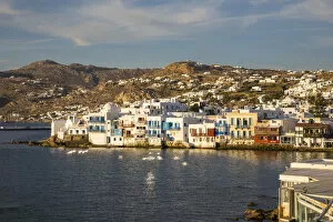 Images Dated 10th October 2018: Little Venice, Chora (Mykonos Town), Mykonos, Cyclades Islands, Greece