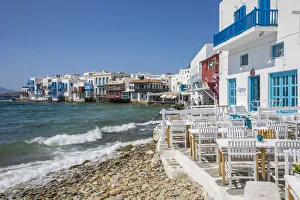 Little Venice, Mykonos Town, Mykonos, Cyclade Islands, Greece