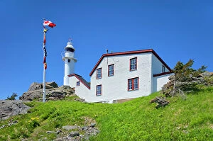 Lighthouses Collection: Lobster Cove Head Lighthouse at Lobster Cove Head. Gros Morne National Park