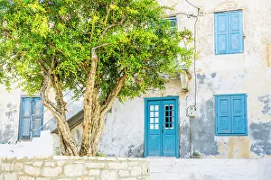 Chalki Prints: Local building in Halki, Chalki, Dodecanese Islands, Greece