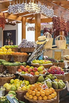 Local fruit and vegetables at Mercado dos Lavradores - Farmers Market. Funchal
