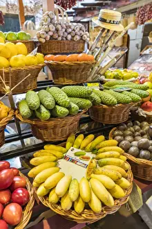 Local fruit and vegetables at Mercado dos Lavradores - Farmers Market. Funchal