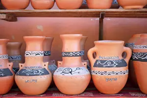 Local Prints: Local handmade pottery on sale in the Purmamarca main square