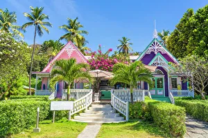Images Dated 6th April 2023: Local stores, Mustique, Grenadines, Saint Vincent and the Grenadines Islands, Caribbean