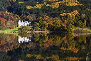 Moody Collection: Loch Achray in Autumn, The Trossachs National Park, Central Region, Scotland