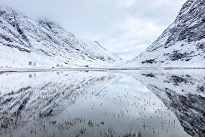 Glencoe Prints: Loch Achtriochtan, Glencoe, Highland, Scotland