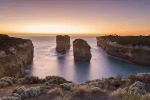 Loch Ard Gorge at sunset, Port Campbell National Park, Great Ocean Road, Victoria