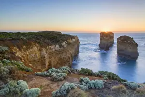 Loch Ard Gorge at sunset, Port Campbell National Park, Great Ocean Road, Victoria