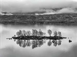 Monochrome Prints: Loch Ba, Highland Region, Scotland, UK