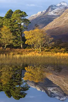 Wester Ross Prints: Loch Clair reflections, Wester Ross, Highlands, Scotland