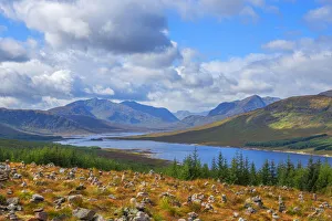 Loch Cluanie, Highlands, Scotland, Great Britain, British Islands