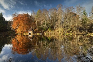 Loch Dunmore in Autumn, Pitlochry, Perthshire, Scotland