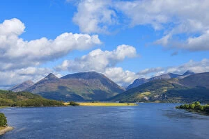 Images Dated 2nd July 2021: Loch Leven, Ben Nevis, Highlands, Scotland, Great Britain, British Islands