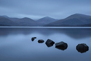 Abstract Prints: Loch Lomand, Trossachs National Park, Scotlandrocks