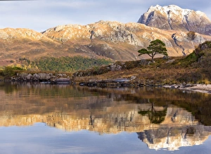 Loch Maree reflections, Wester Ross, Highlands, Scotland
